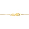 Thumbnail Image 3 of KAY Lab-Grown Diamonds Oval-Cut Halo Necklace 1 ct tw 14K Yellow Gold 18"