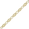 Thumbnail Image 2 of Hollow Marquise Link Chain Necklace 10K Yellow Gold 20"