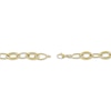 Thumbnail Image 4 of Marquise Link Chain Necklace Hollow 10K Yellow Gold 20&quot;