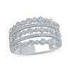 Thumbnail Image 1 of Now + Forever Diamond Five-Row Anniversary Ring 1-1/2 ct tw 14K White Gold