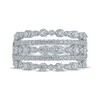 Thumbnail Image 3 of Now + Forever Diamond Five-Row Anniversary Ring 1-1/2 ct tw 14K White Gold