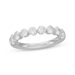 Neil Lane Artistry Round-Cut Lab-Grown Diamond Anniversary Ring 1/2 ct tw 14K White Gold