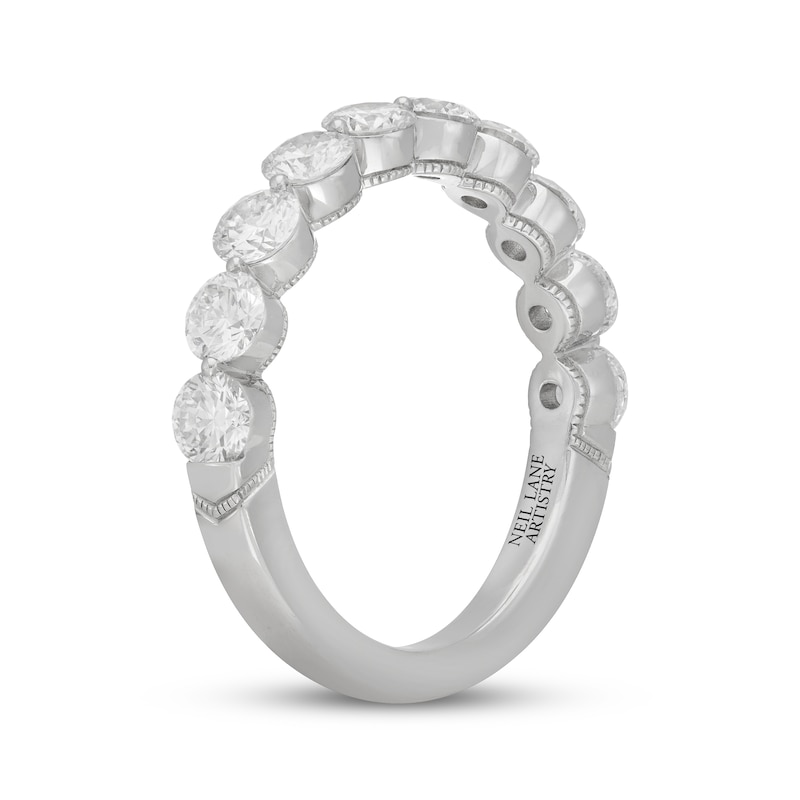 Main Image 2 of Neil Lane Artistry Round-Cut Lab-Grown Diamond Anniversary Ring 1/2 ct tw 14K White Gold