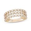 Thumbnail Image 1 of Neil Lane Artistry Lab-Grown Diamond Three-Row Anniversary Ring 1-1/2 ct tw 14K Yellow Gold