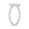 Thumbnail Image 2 of Diamond Vertical Bar Deconstructed Fashion Ring 1/10 ct tw Sterling Silver