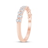 Thumbnail Image 2 of Now + Forever Baguette & Round-Cut Diamond Two-Row Anniversary Ring 1/3 ct tw 14K Rose Gold