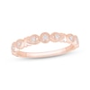 Thumbnail Image 1 of Now + Forever Diamond Milgrain Anniversary Ring 1/15 ct tw 10K Rose Gold