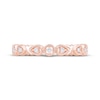 Thumbnail Image 3 of Now + Forever Diamond Milgrain Anniversary Ring 1/15 ct tw 10K Rose Gold
