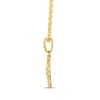 Thumbnail Image 2 of Le Vian Diamond Moon & Star Necklace 1/8 ct tw 14K Honey Gold 19&quot;