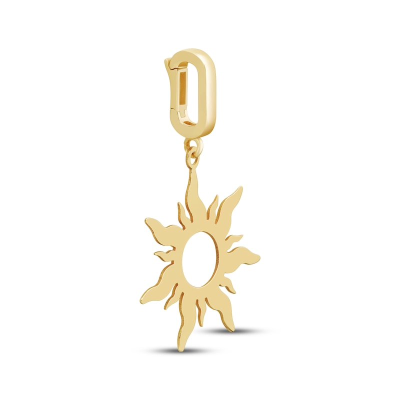 Main Image 2 of Charmed Memories Sun Charm 10K Yellow Gold