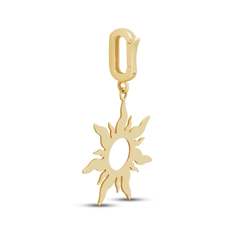 Main Image 3 of Charmed Memories Sun Charm 10K Yellow Gold