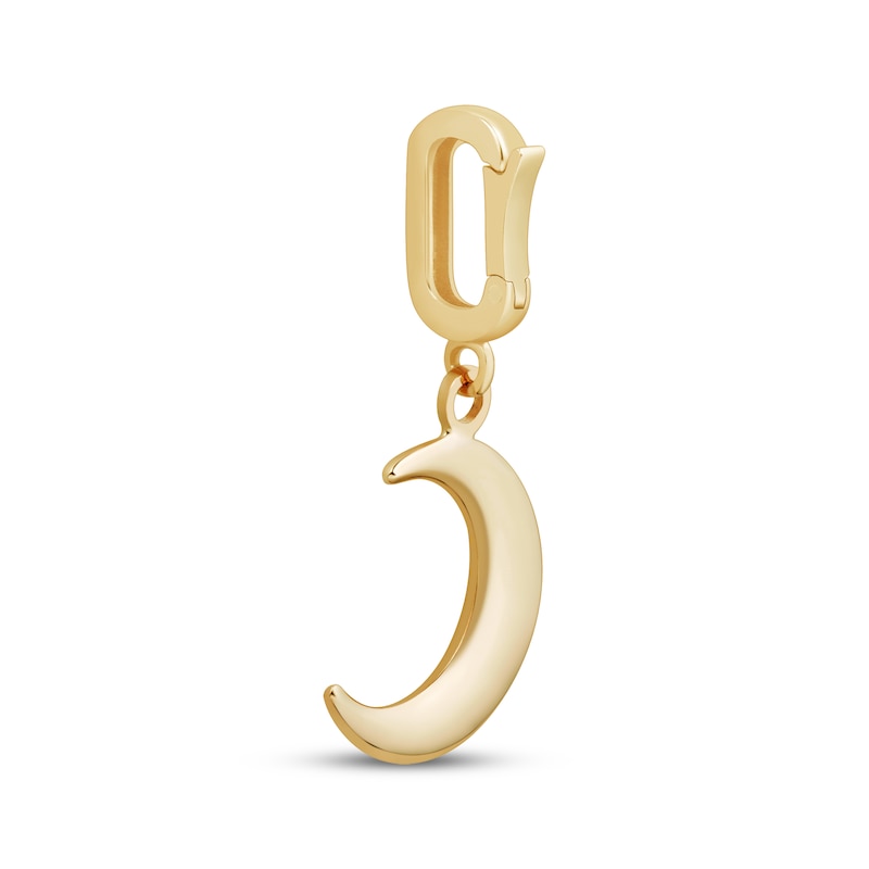 Main Image 3 of Charmed Memories Crescent Moon Charm 10K Yellow Gold