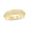 Thumbnail Image 1 of Now + Forever Men's Diamond Grooved Wedding Band 1/2 ct tw 10K Yellow Gold