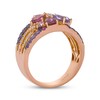 Thumbnail Image 2 of Le Vian Pretty in Pink Amethyst, Pink Tourmaline & Morganite Ring 1/5 ct tw Diamonds 14K Strawberry Gold