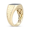 Thumbnail Image 2 of Emerald-Cut Black Onyx Signet Ring 10K Yellow Gold