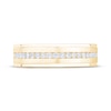 Thumbnail Image 3 of Now + Forever Men's Diamond Brushed Finish Wedding Band 1/3 ct tw 10K Yellow Gold