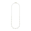 Thumbnail Image 2 of Italian Brilliance Diamond-Cut Bead Station Necklace 14K Yellow Gold 18"