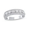 Thumbnail Image 1 of Now + Forever Lab-Grown Diamonds Marquise, Princess & Round-Cut Anniversary Ring 1-1/4 ct tw 14K White Gold