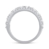 Thumbnail Image 3 of Now + Forever Lab-Grown Diamonds Marquise, Princess & Round-Cut Anniversary Ring 1-1/4 ct tw 14K White Gold