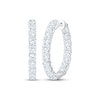 Thumbnail Image 1 of KAY Lab-Grown Diamonds Inside-Out Hoop Earrings 3 ct tw 10K White Gold