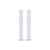 Thumbnail Image 2 of KAY Lab-Grown Diamonds Inside-Out Hoop Earrings 3 ct tw 10K White Gold