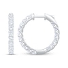 Thumbnail Image 3 of KAY Lab-Grown Diamonds Inside-Out Hoop Earrings 3 ct tw 10K White Gold