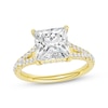 Thumbnail Image 1 of KAY Signature Collection Princess-Cut Lab-Grown Diamond Hidden Halo Engagement Ring 3-1/2 ct tw 14K Yellow Gold