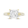 Thumbnail Image 4 of KAY Signature Collection Princess-Cut Lab-Grown Diamond Hidden Halo Engagement Ring 3-1/2 ct tw 14K Yellow Gold
