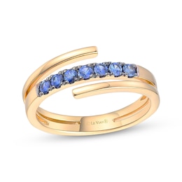 Le Vian Good Karma Blue Sapphire Ring 14K Honey Gold