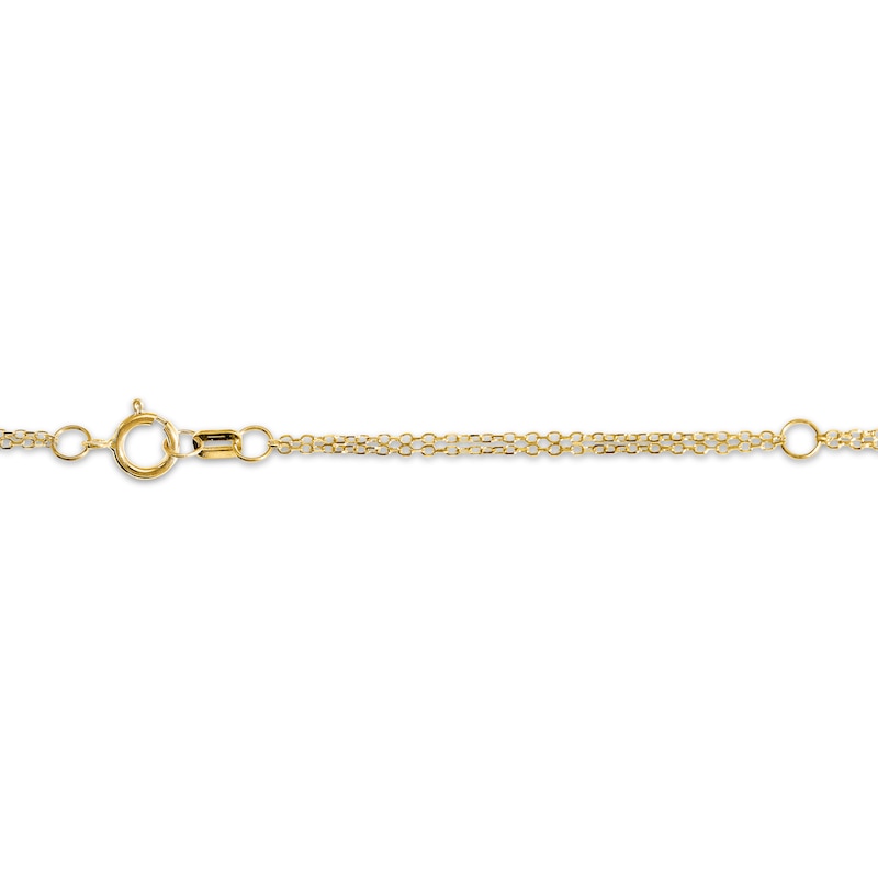 Main Image 3 of Reaura Heart Necklace 14K Yellow Gold 18"