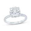 Thumbnail Image 1 of KAY Bow Collection Round-Cut Lab-Grown Diamond Engagement Ring 3-1/2 ct tw 14K White Gold