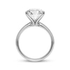 Thumbnail Image 2 of Lab-Grown Diamonds Oval-Cut Solitaire Engagement Ring 6 ct tw 14K White Gold (F/SI2)