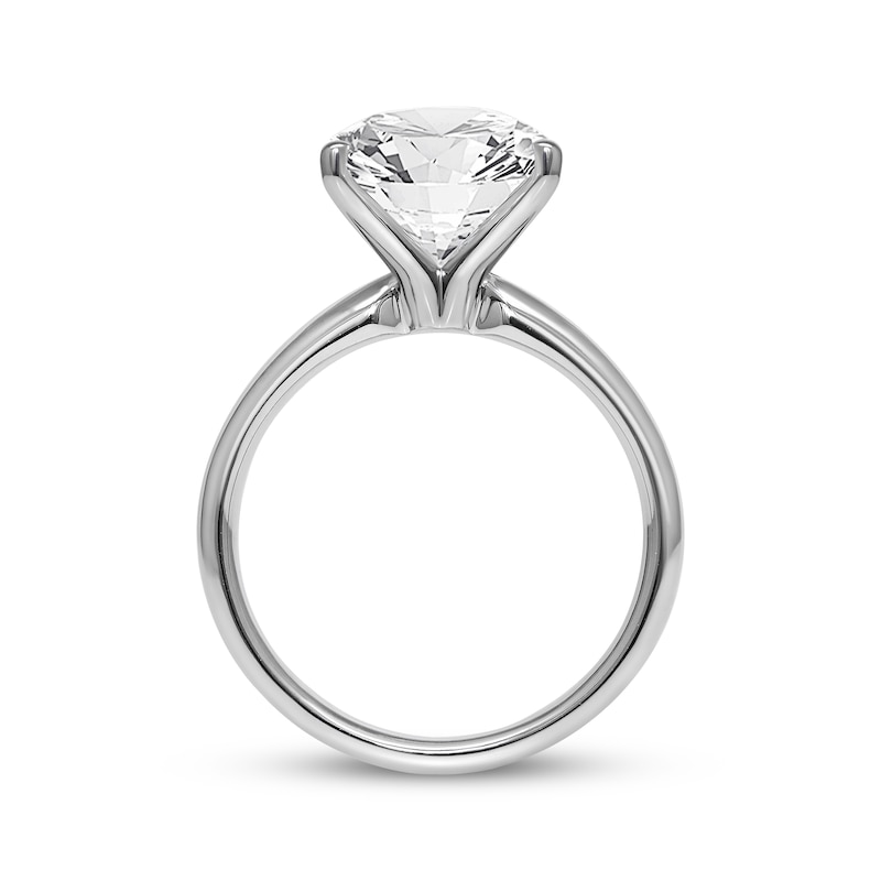 Main Image 2 of Lab-Grown Diamonds Oval-Cut Solitaire Engagement Ring 6 ct tw 14K White Gold (F/SI2)