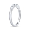 Thumbnail Image 2 of Now + Forever Lab-Grown Diamonds Oval-Cut Five-Stone Anniversary Ring 1/2 ct tw 14K White Gold