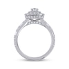 Thumbnail Image 3 of Now + Forever Round-Cut Diamond Double Halo Engagement Ring 1 ct tw 14K White Gold
