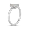 Thumbnail Image 2 of Pear-Shaped Lab-Created Opal Solitaire Ring Sterling Silver