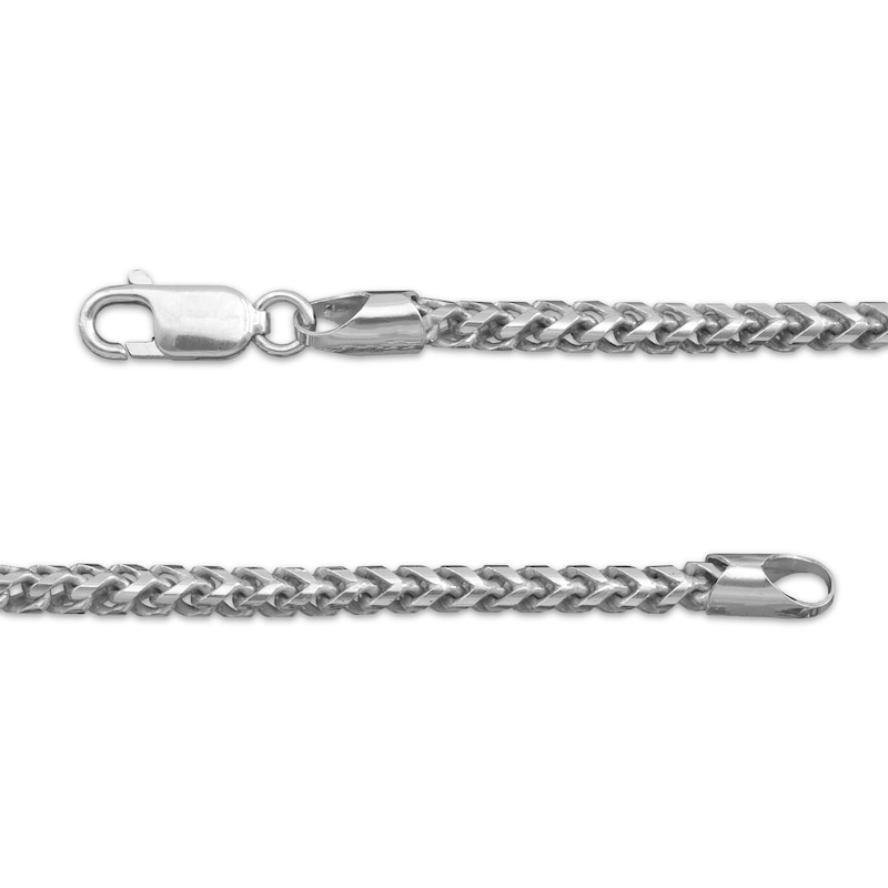 Main Image 3 of 3.3mm Franco Chain Necklace Solid Sterling Silver 22"