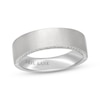 Thumbnail Image 1 of Neil Lane Men's Diamond Brushed-Finish Wedding Band 1/5 ct tw 14K White Gold