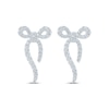 Thumbnail Image 2 of Monique Lhuillier Bliss Lab-Grown Diamond Bow Earrings 3/8 ct tw Platinum-Plated Sterling Silver