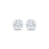 Thumbnail Image 2 of KAY Lab-Grown Diamonds Round-Cut Solitaire Stud Earrings 2 ct tw 10K White Gold (F/SI2)