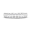 Thumbnail Image 3 of THE LEO Legacy Lab-Grown Diamond Emerald-Cut Anniversary Ring 1-1/2 ct tw 14K White Gold