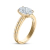 Thumbnail Image 2 of Now + Forever Oval-Cut Lab-Grown Diamond Engagement Ring 2 ct tw 14K Yellow Gold