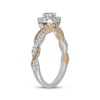 Thumbnail Image 2 of Neil Lane Desert Diamonds Round-Cut Halo Engagement Ring 1/2 ct tw 14K Two-Tone Gold