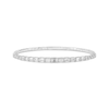 Thumbnail Image 1 of KAY Lab-Grown Diamonds Emerald-Cut Bangle Bracelet 3-1/2 ct tw Sterling Silver