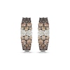 Thumbnail Image 2 of Le Vian Desert Diamonds Chocolate Ombré Hoop Earrings 1-1/4 ct tw 14K Vanilla Gold