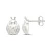 Thumbnail Image 3 of Diamond Ladybug Stud Earrings 1/15 ct tw Sterling Silver