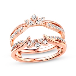 Now + Forever Diamond Enhancer Ring 3/8 ct tw 14K Rose Gold