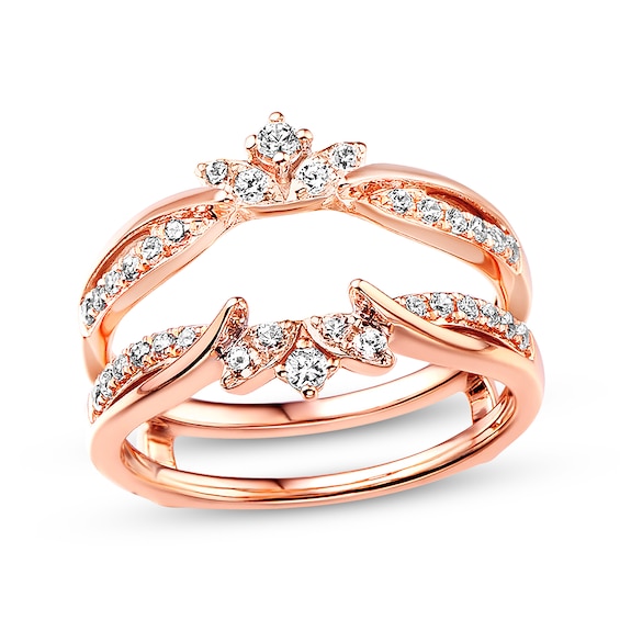 Now + Forever Diamond Enhancer Ring 3/8 ct tw 14K Rose Gold