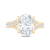 Thumbnail Image 3 of KAY Lab-Grown Diamonds Oval-Cut Hidden Halo Engagement Ring 3-1/2 ct tw 14K Yellow Gold
