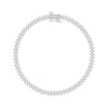 Thumbnail Image 1 of KAY Lab-Grown Diamonds Staggered Three-Row Bracelet 2 ct tw 10K White Gold 7.25"